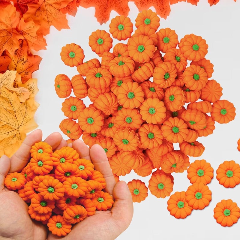 OZIO 120 Pcs 3D Pumpkin Erasers Bulk, Fall Mini Erasers Novelty Pencil Eraser Stationery for Kids Students Halloween Fall Thanksgiving Party Favor Teacher Rewards Classroom - Image 5